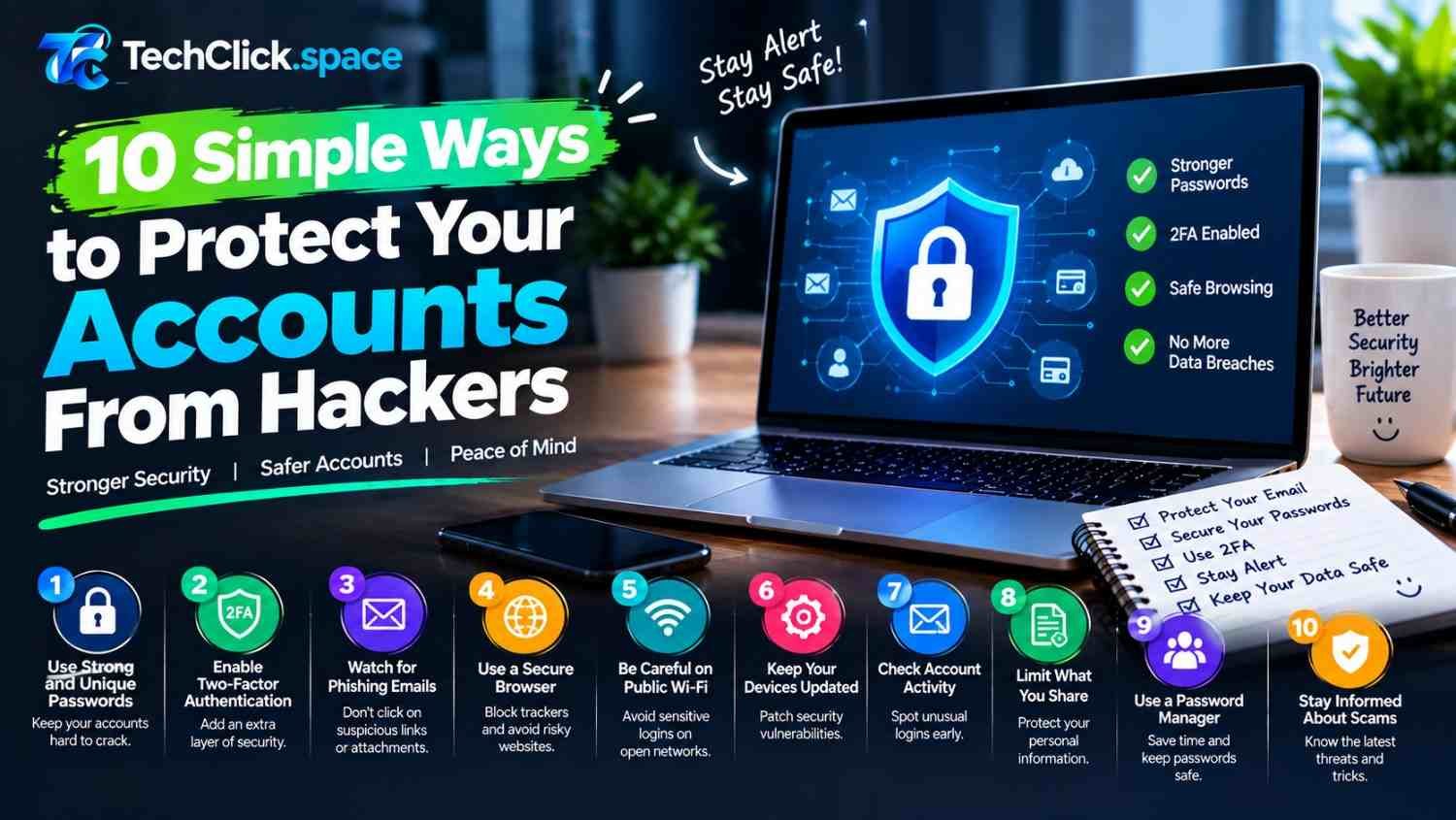 10 Simple Ways to Protect Your Accounts From Hackers