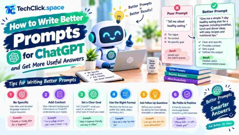 How to Write Better Prompts for ChatGPT and Get More Useful Answers